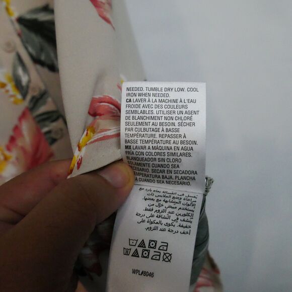 Style & Co. Womens  Size PM Floral Printed Sleeveless High-Low Swing Top - Picture 4 of 10